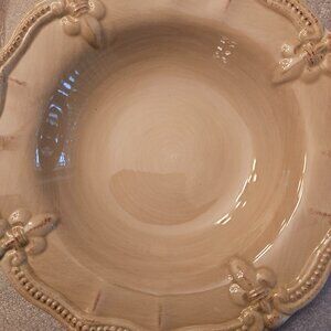 8 pieces Fleur De Lis Cream by Artimino Soup Bowl Sale $ 8.00 each